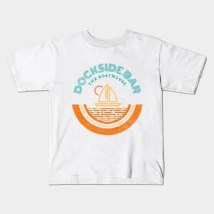 The Dockside Bar at the Boathouse Orlando Florida Kids T-Shirt